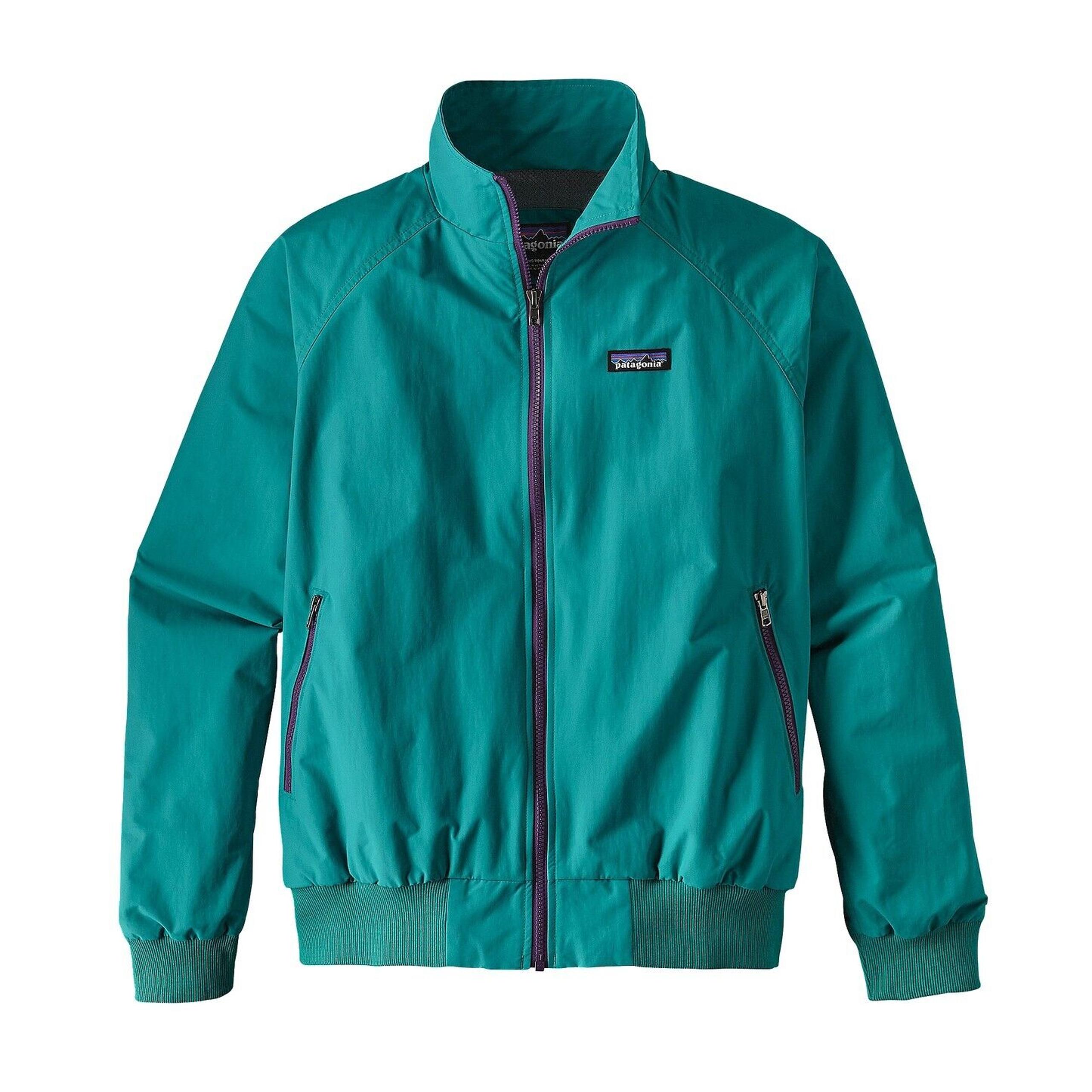 Patagonia Mens Baggies Jacket Windbreaker Teal Small 80s
