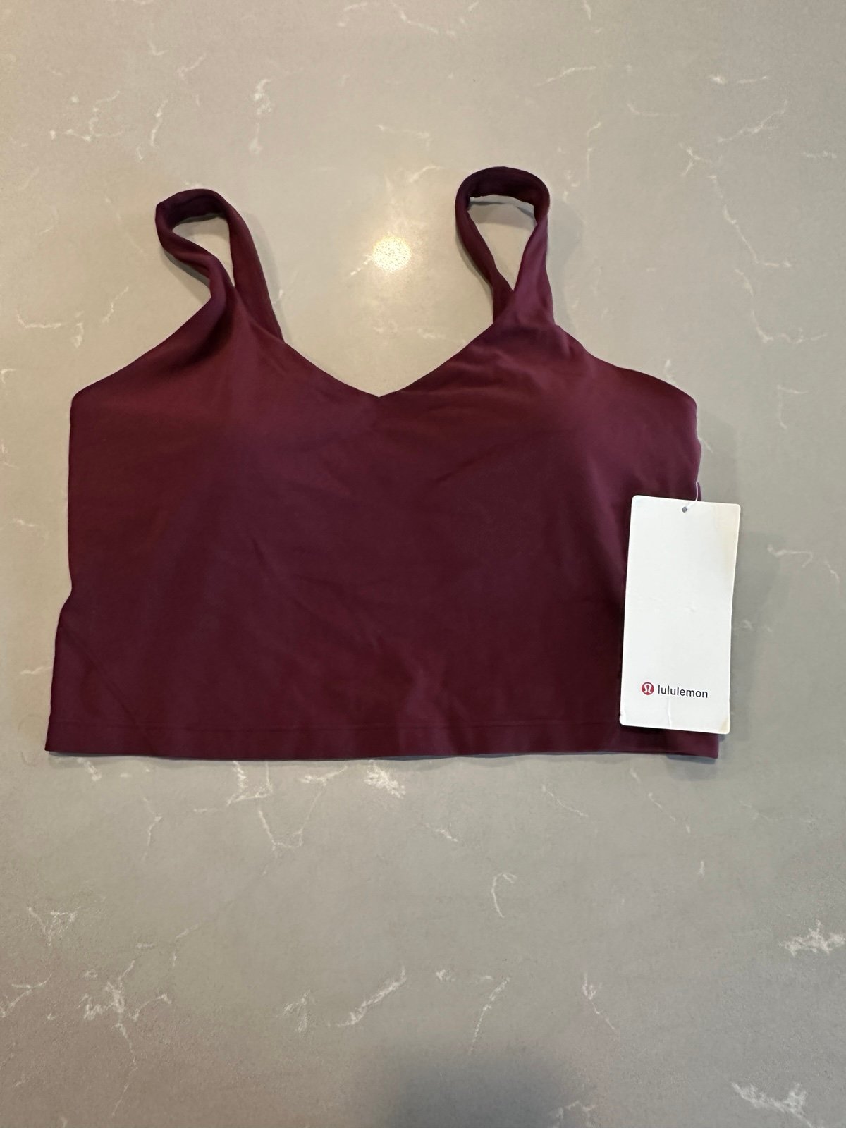 Lululemon Align Tank Top Sz 12 Garnet NWT