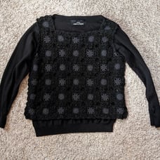 Comme Des Garcons Crochet Sweater