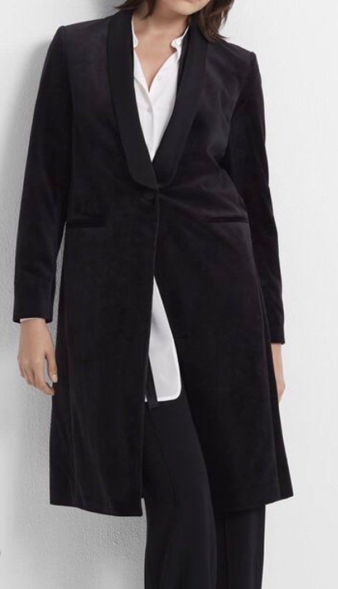Brand New!! Club Monaco Velvet Tuxedo Coat