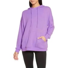 Alo Yoga Alolux Soho Cozy Hoodie Bright Orchid XS