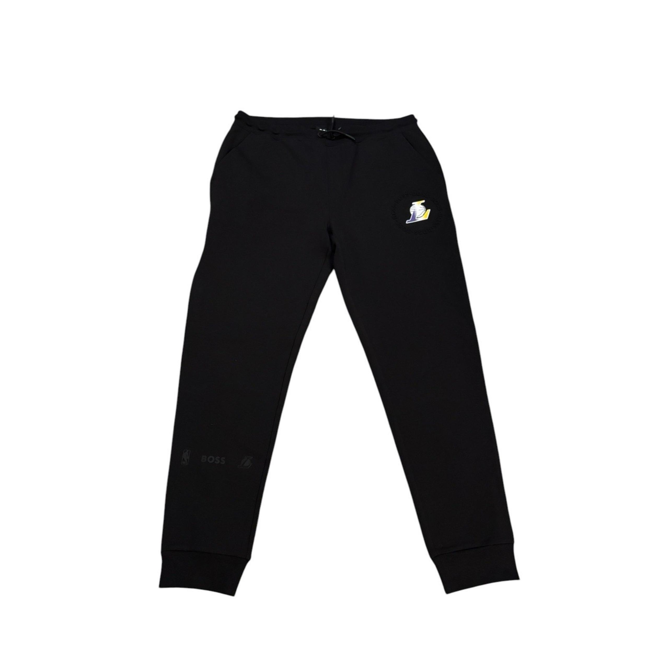 Hugo Boss Los Angeles Lakers Sweatpants Black Yellow Purple Mens Size XXL