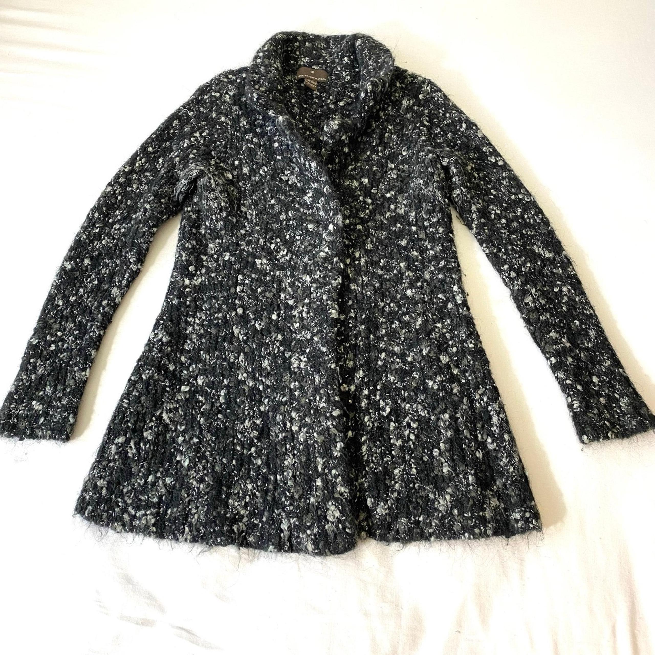 Fenn Wright Manson Cardigan women's Large Wool Alpaca Mohair Blend