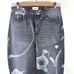 NWT Hudson Jeans Zoeey High Rise Straight Crop Floral Jeans Faded Black NWT 265