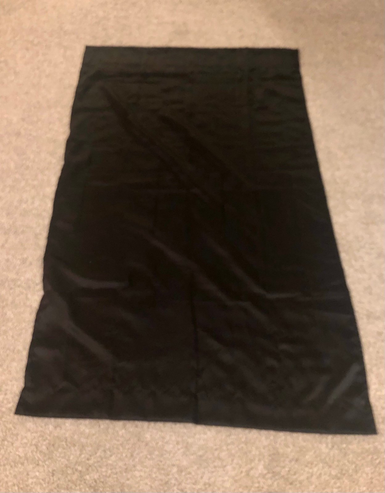 Set of 4 Black Sheer Window Panels (37” W x 62.5” L)