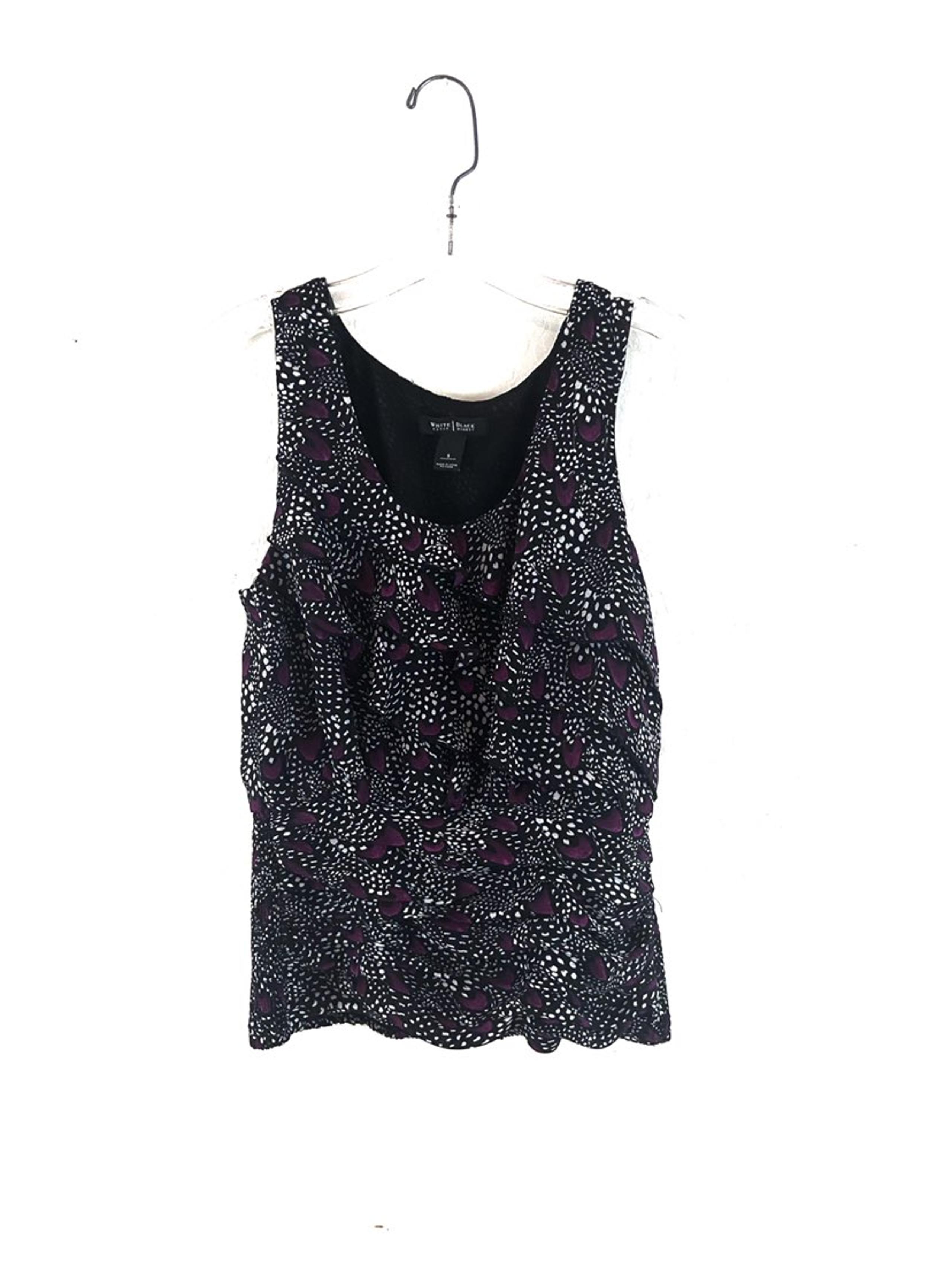White House Black Market Ruffled Top
