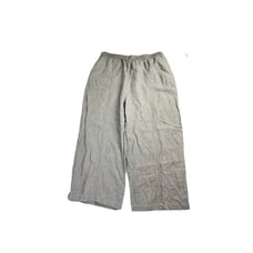 Vintage 90s Eddie Bauer Wide Leg Cropped Linen Pants