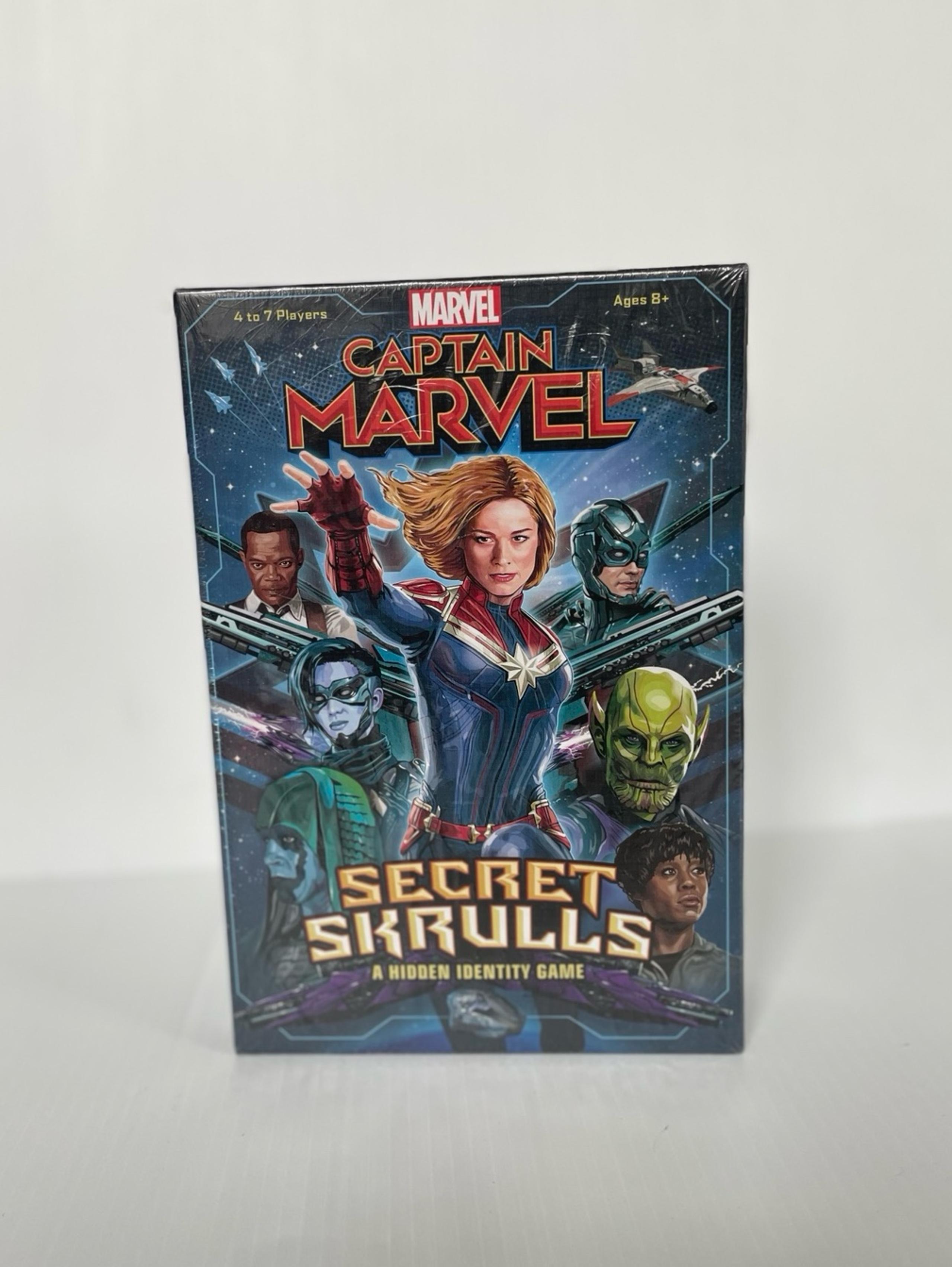 Captain Marvel: Secret Skrulls Hidden Identity Strategy Card Game SEALED!