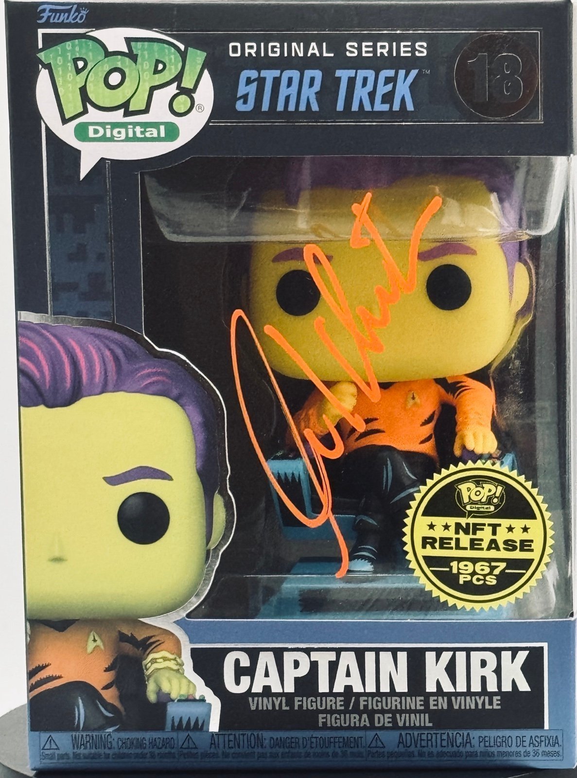 Star Trek NFT Captain Kirk (Blacklight)