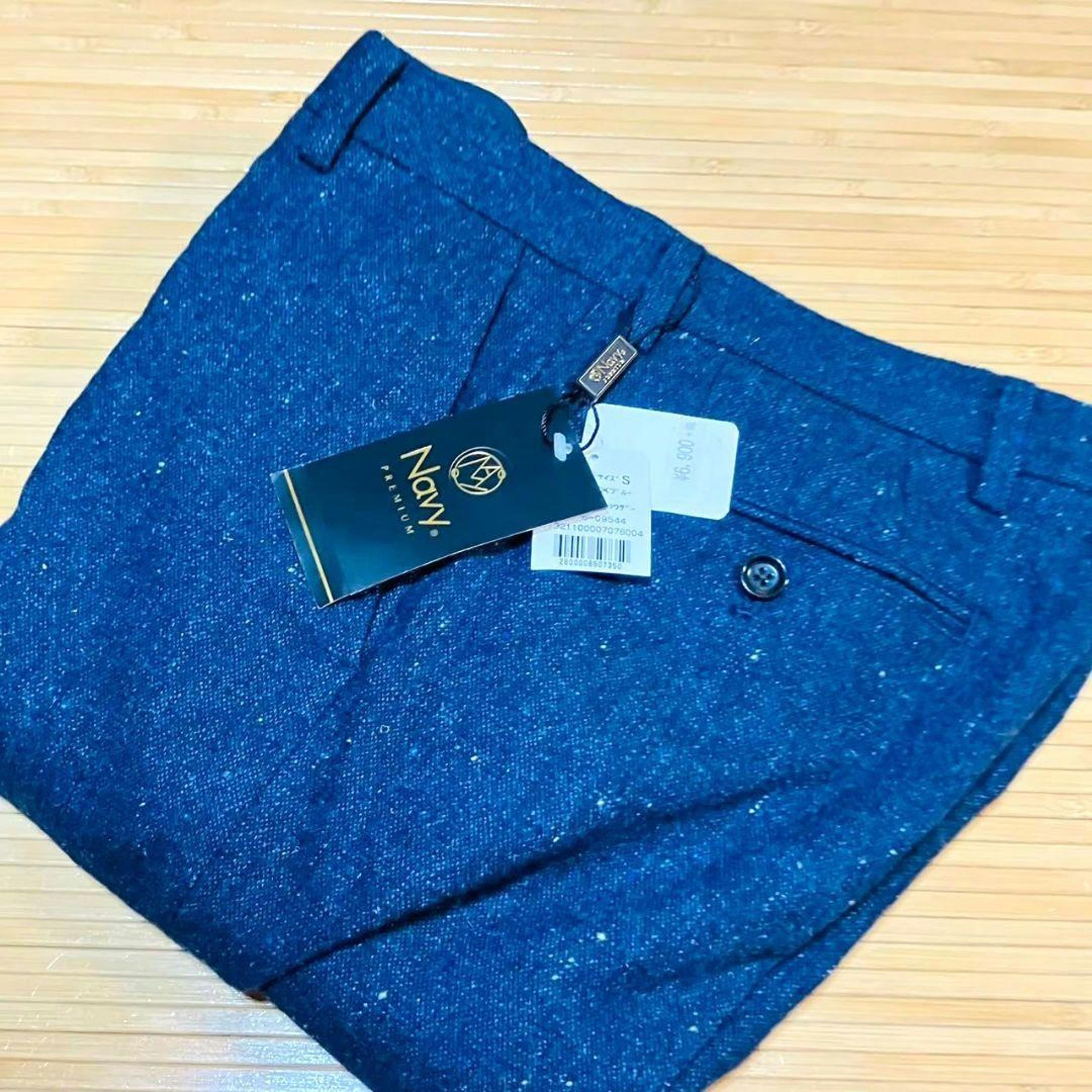 New ▼ Navy Dark Blue Slim Fit Dress Pants Men's S Pants