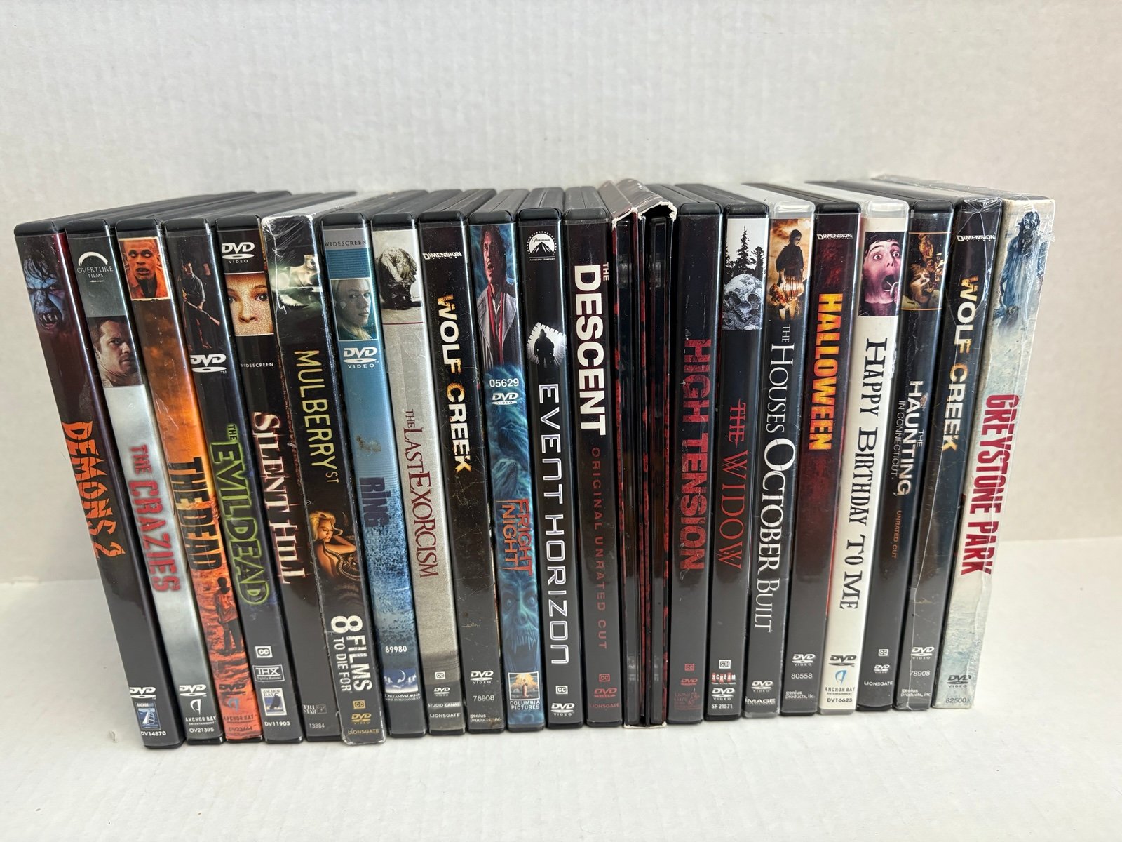 Horror movie lot DVDs 21 total