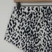 L'Agence Audrey Ryland High-Rise Cutoff Leopard Genoa Denim Shorts Size 25