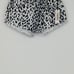 L'Agence Audrey Ryland High-Rise Cutoff Leopard Genoa Denim Shorts Size 25