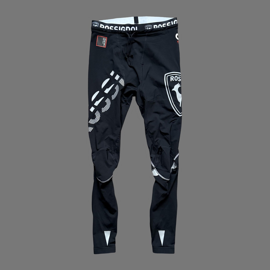 Rossignol Infini Compression Race Tights Men's Black/White Size XL NWT