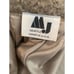 MJ Seattle vintage tan knit lined pull on skirt and open coat set size Large