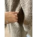MJ Seattle vintage tan knit lined pull on skirt and open coat set size Large