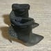 Michael Kors Black Leather Umma & Scuba Stiletto Pointy Ankle Boots with Zipper
