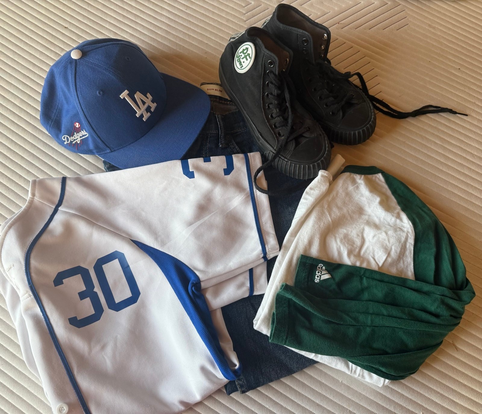 Boys Benny the Jet Rordriguez Sandlot costume