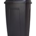13 Gallon Trash Can, Plastic Swing Top Kitchen Garbage Trash Can, Black