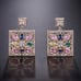 Swarovski Crystals The Nanyah Gorgeous Square Earrings