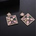 Swarovski Crystals The Nanyah Gorgeous Square Earrings