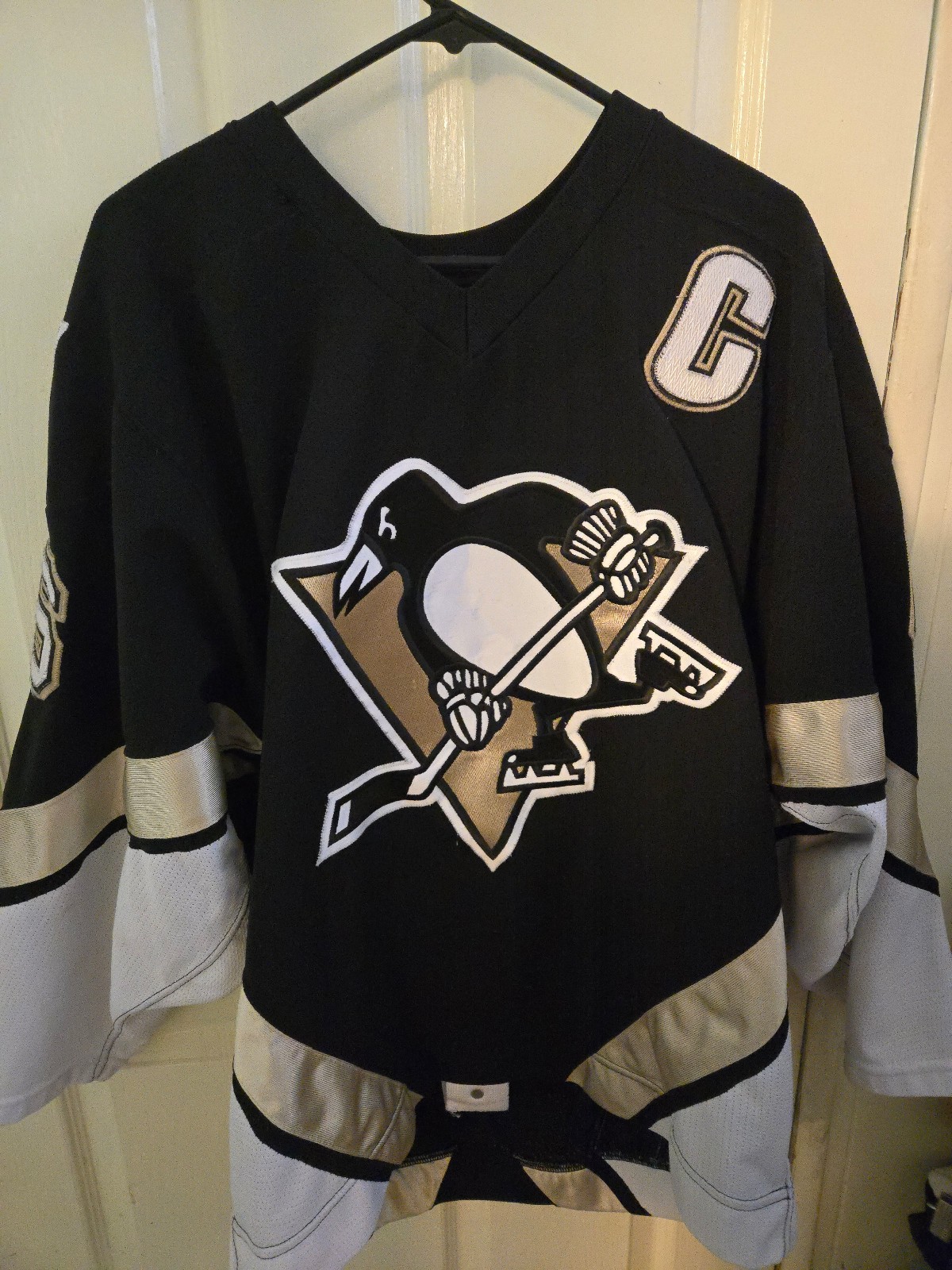 Mario Lemieux Pittsburgh Penguins Black KOHO Jersey On Ice Authentic Size 46
