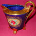 HALBACH GESCHENKE COBALT BLUE & GOLD TEA OR CHOCOLATE DEMITASSE 7 PC SET GERMANY