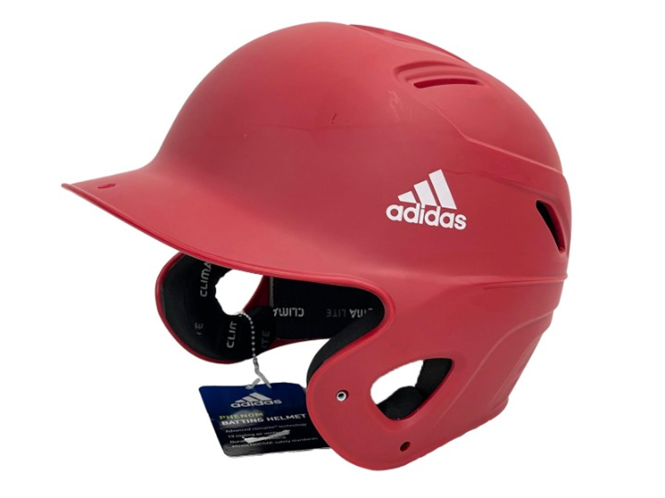 adidas Mens Size Large XL Red Phenom Baseball Batting Helmet