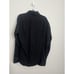 HUGO BOSS Dress Shirt Men Large Black Stripe On Black Button-Up Spread Collar