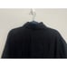 HUGO BOSS Dress Shirt Men Large Black Stripe On Black Button-Up Spread Collar
