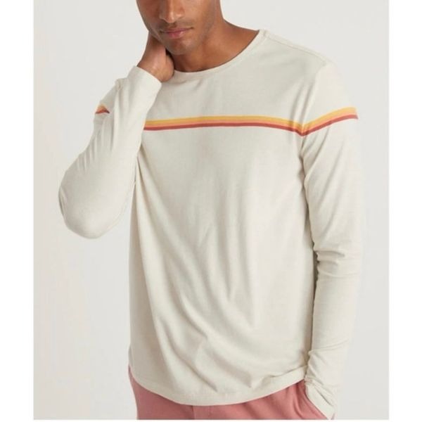Marine Layer Signature Stripe Long Sleeve T-Shirt sz XXL NWOT