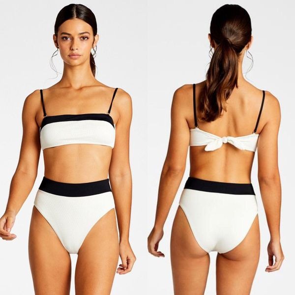 Vitamin A Swim 'ELISE' Bandeau Bikini Top {S}