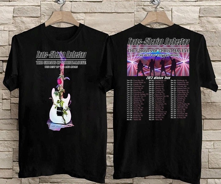 2023 TRANS-SIBERIAN ORCHESTRA The Ghosts Of Christmas Eve Winter Tour T-Shirt Tr