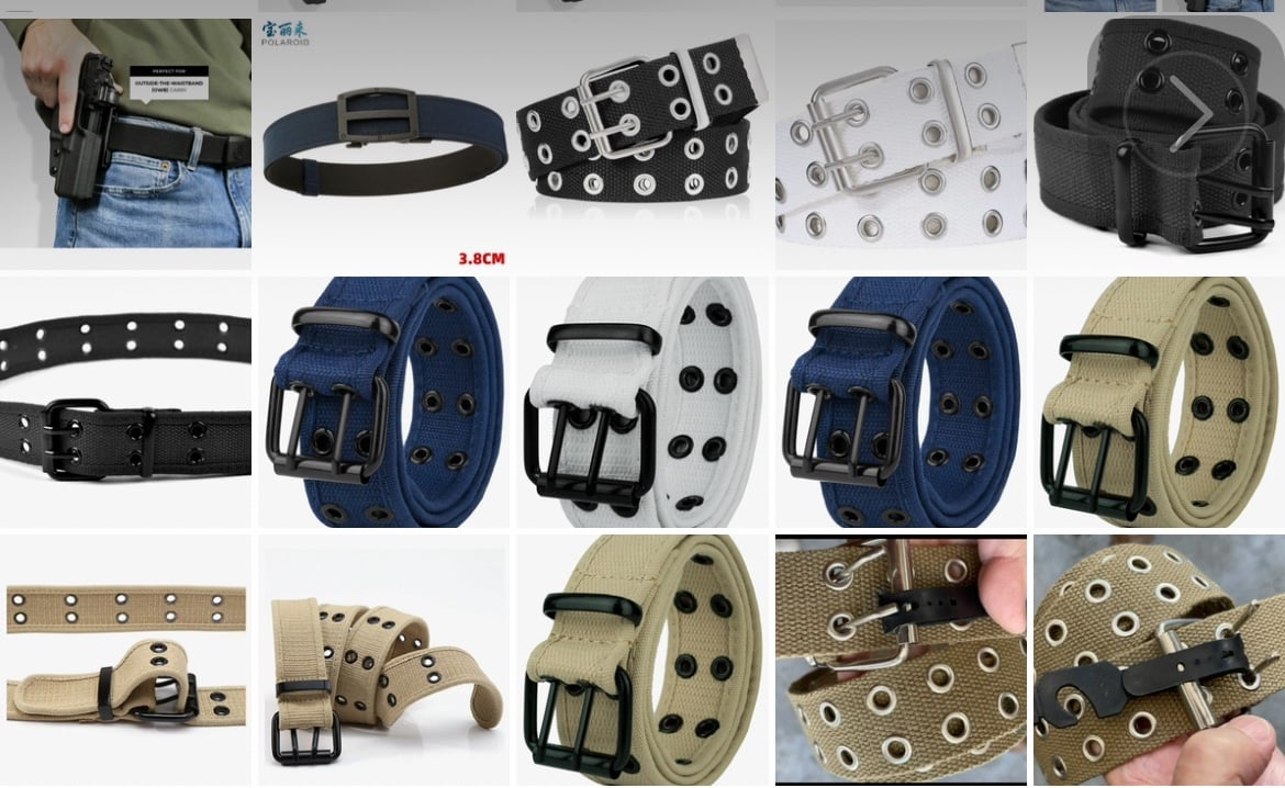 6 pcs wholesale-lot 2 hole canvas grommet