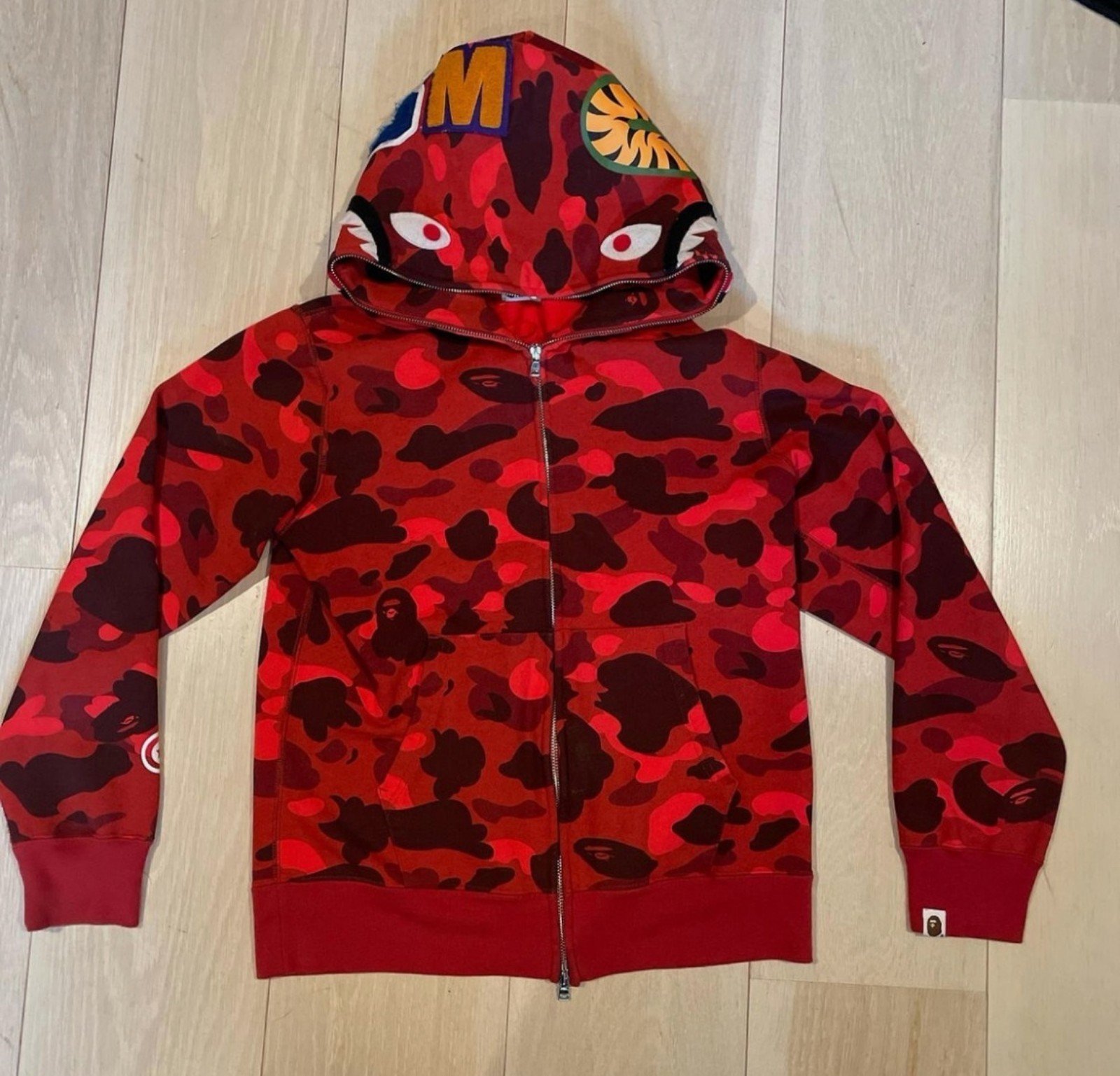 Red bape hoodie