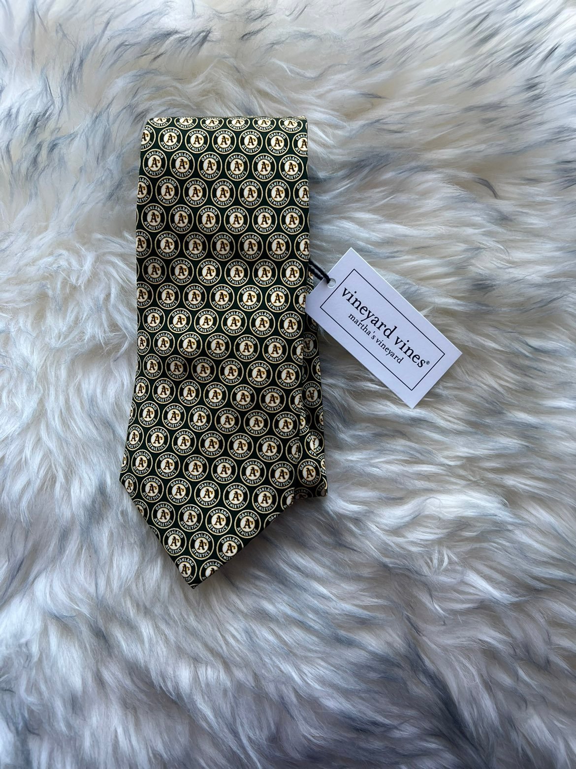 Oakland athletics vineyard vines tie