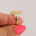 10k gold ring - holy death - Santa muerte Size 8.5
