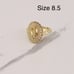 10k gold ring - holy death - Santa muerte Size 8.5