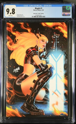 MAGIK #1 MARVEL 1:200 DAVID NAKAYAMA VIRGIN VARIANT CGC 9.8 NM