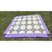 Vintage Handmade Quilt Pinwheels Unique Colorful Purple Cotton Blends Nice!