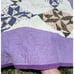 Vintage Handmade Quilt Pinwheels Unique Colorful Purple Cotton Blends Nice!