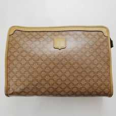 Celine Zip Cosmetic Pouch Clutch
