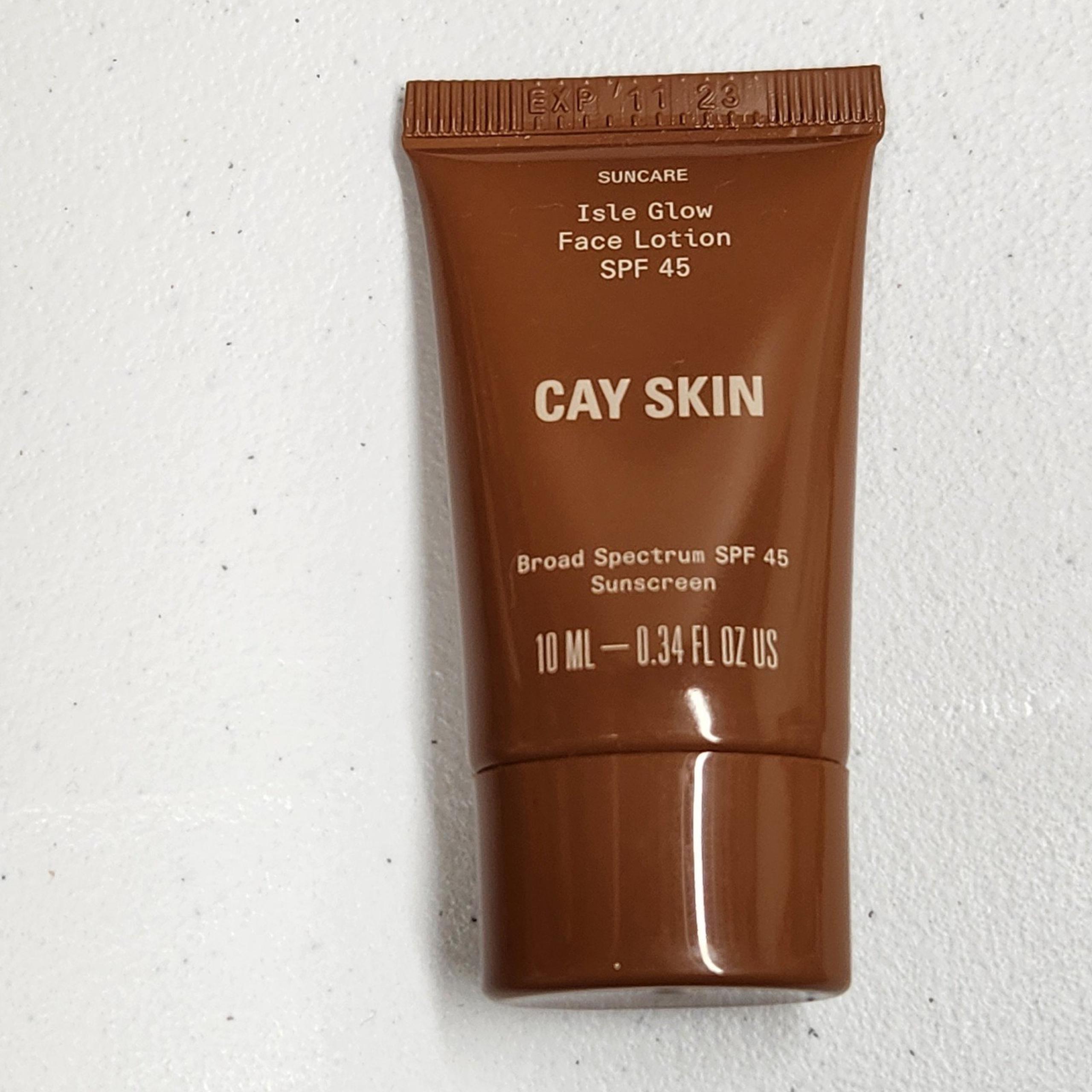 1x Cay Skin Isle Glow Face Lotion Sunscreen SPF 45 -Note date-