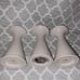 Vintage 1970 LENOX Vintage MCM Lenox Atomic Salt and Pepper Shaker Set & Grinder