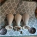 Vintage 1970 LENOX Vintage MCM Lenox Atomic Salt and Pepper Shaker Set & Grinder