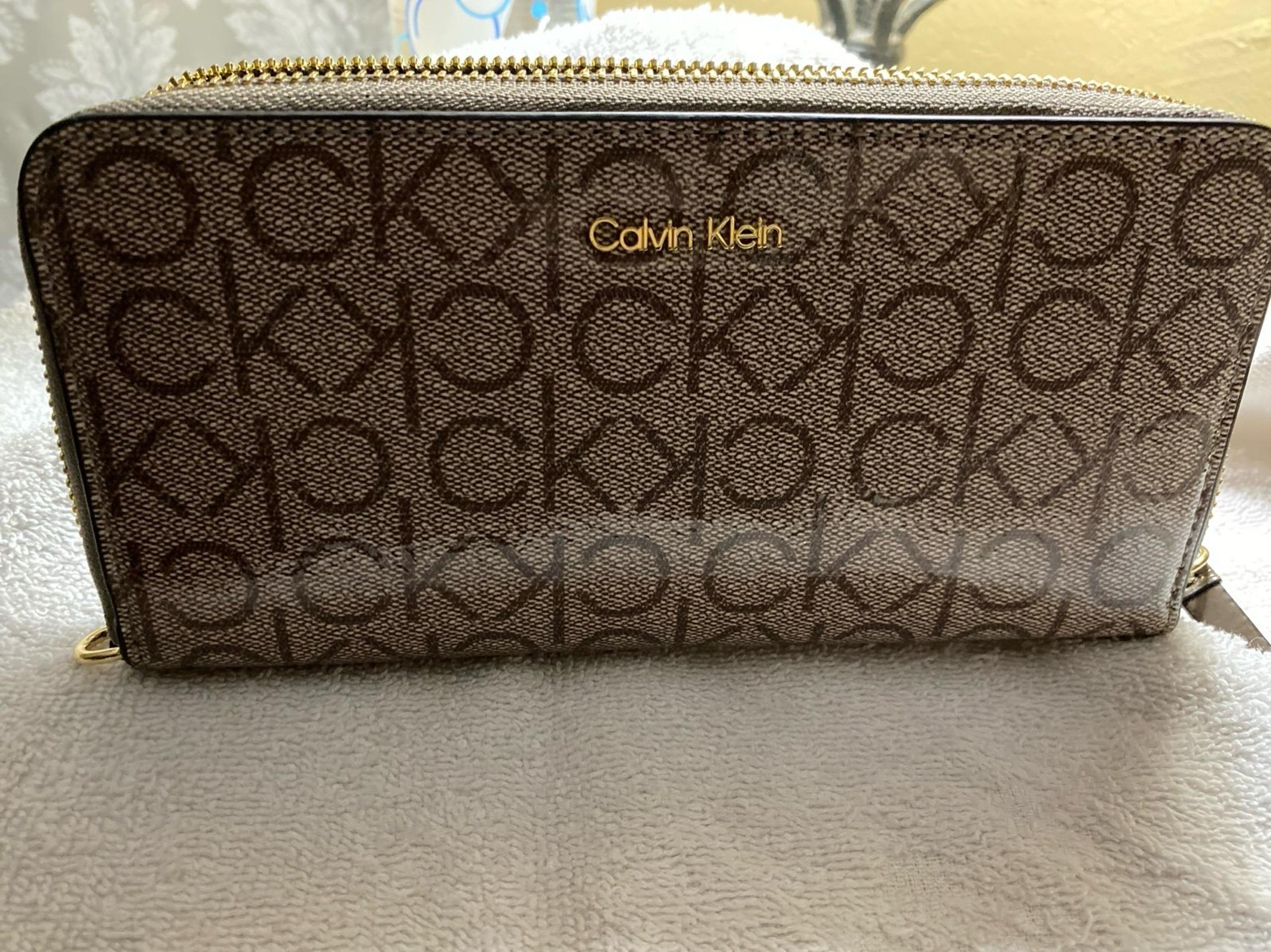 Calvin Klein leather wallets for women
