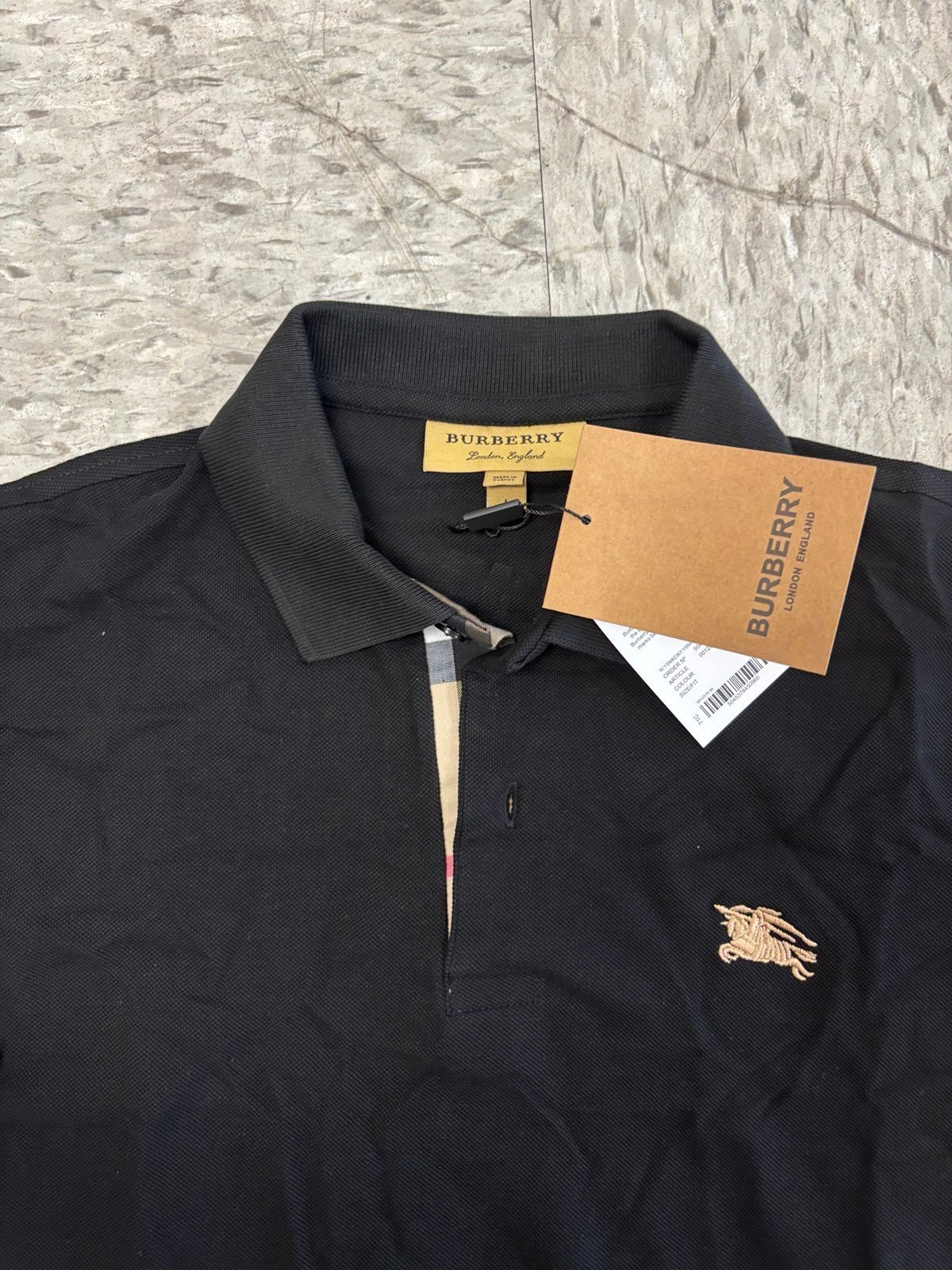 Burberry mens Polo shirt