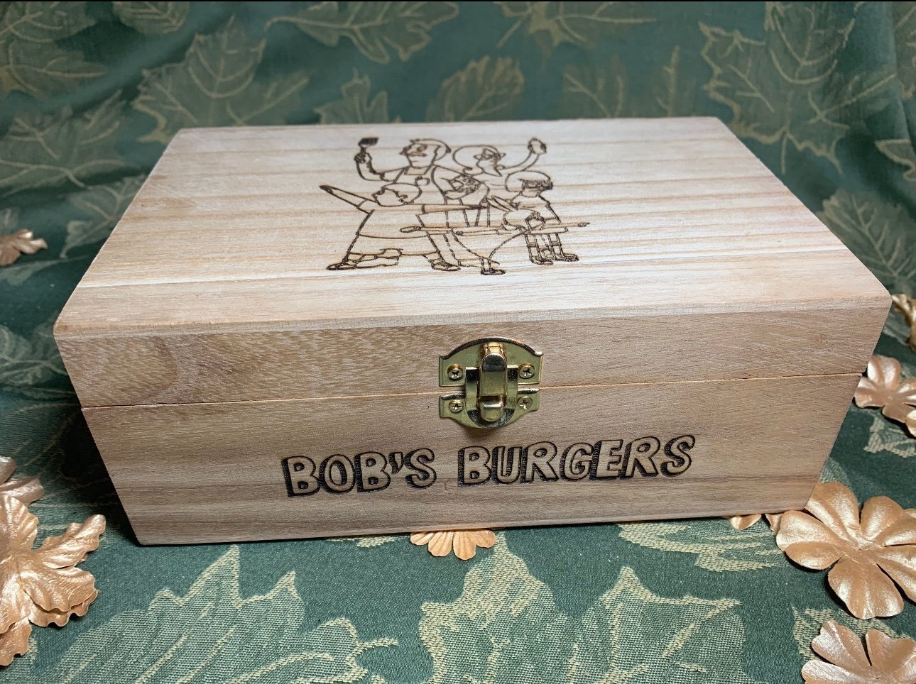 Bobs burger laser engraved box (lower prices on description)