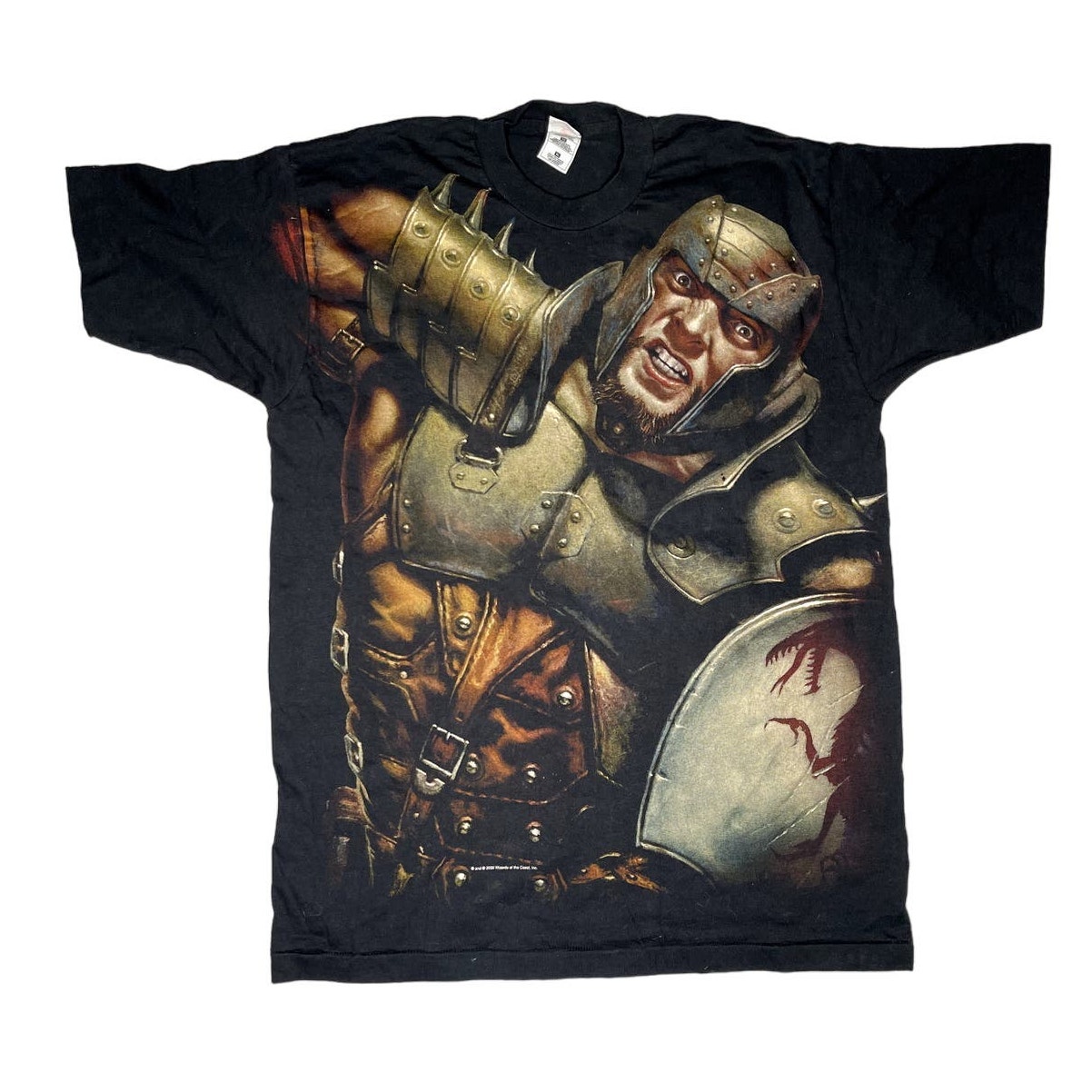 Y2K Dungeons and Dragons Black T-shirt Size XL