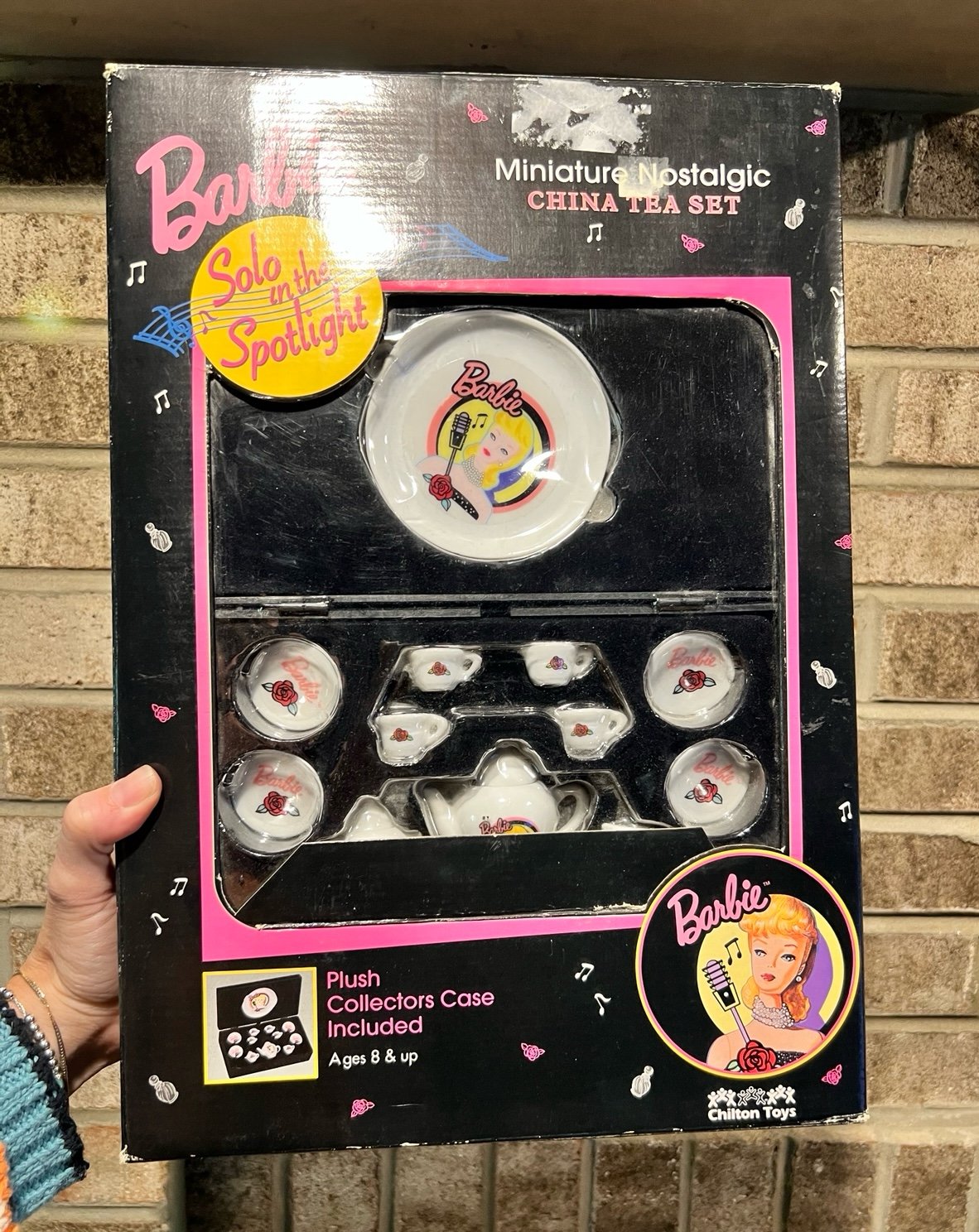 Vintage Limited Edition 35th Anniversary Barbie Miniature China Tea Set